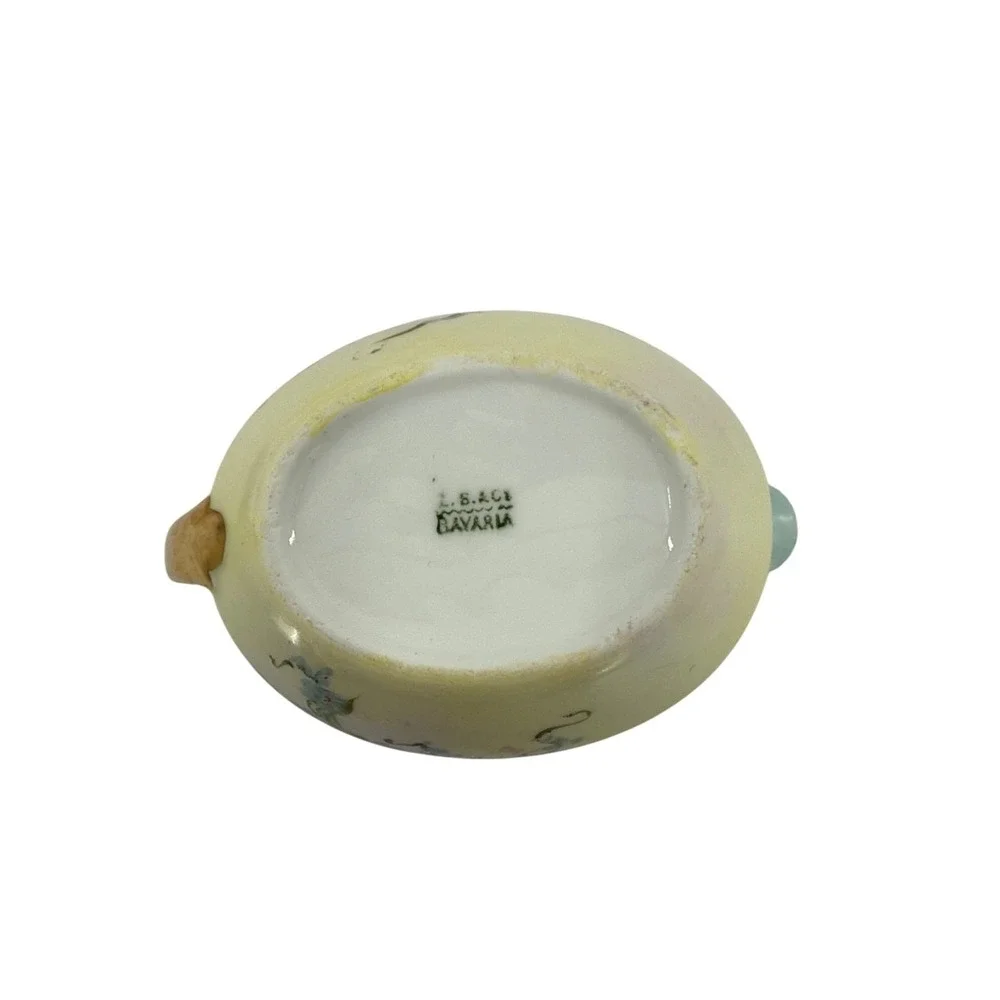 Hand-Painted‎ Bavarian Porcelain Cream, Sugar, Salt and Pepper